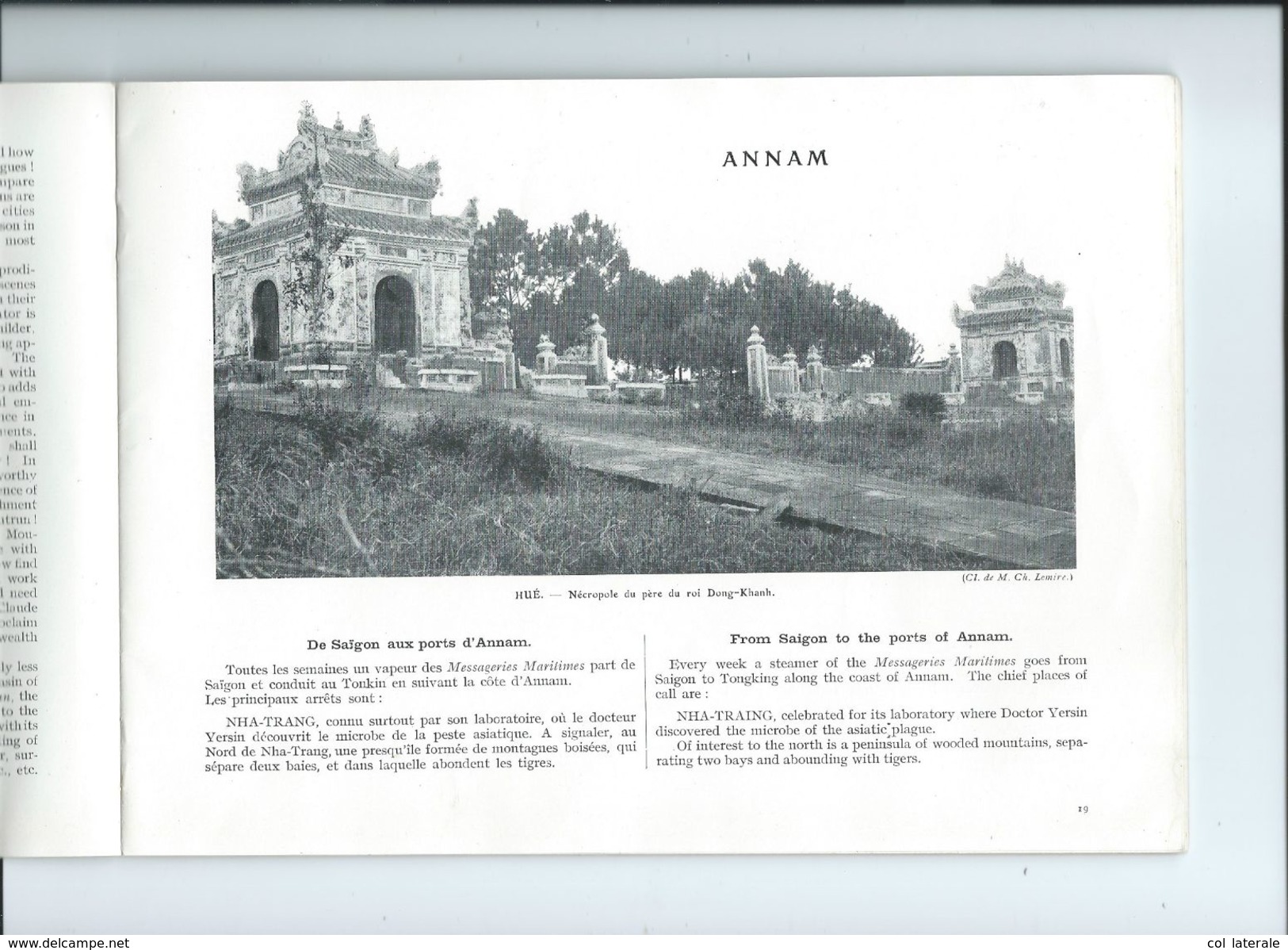 Indochine Indochina Guide Français/English Rare TB 25 x 18 cm Intérieur comme neuf Couverture frottée 14 scans