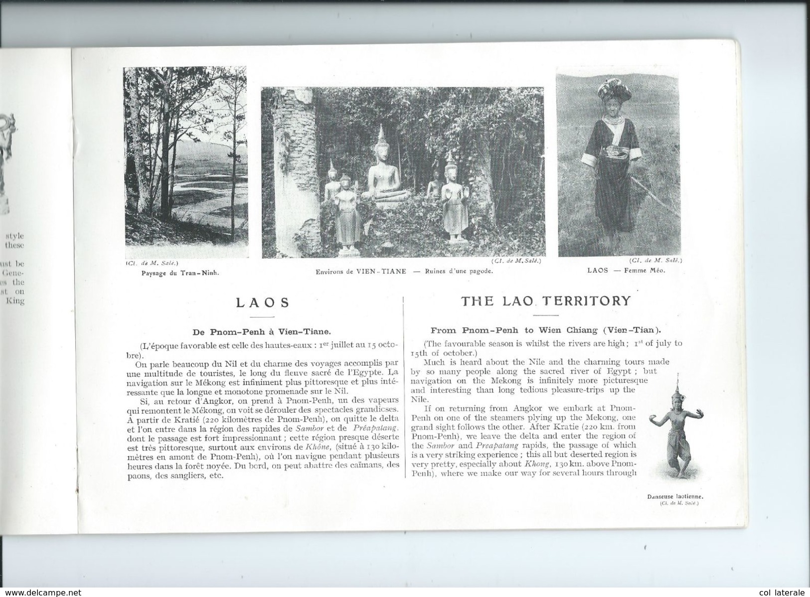 Indochine Indochina Guide Français/English Rare TB 25 x 18 cm Intérieur comme neuf Couverture frottée 14 scans