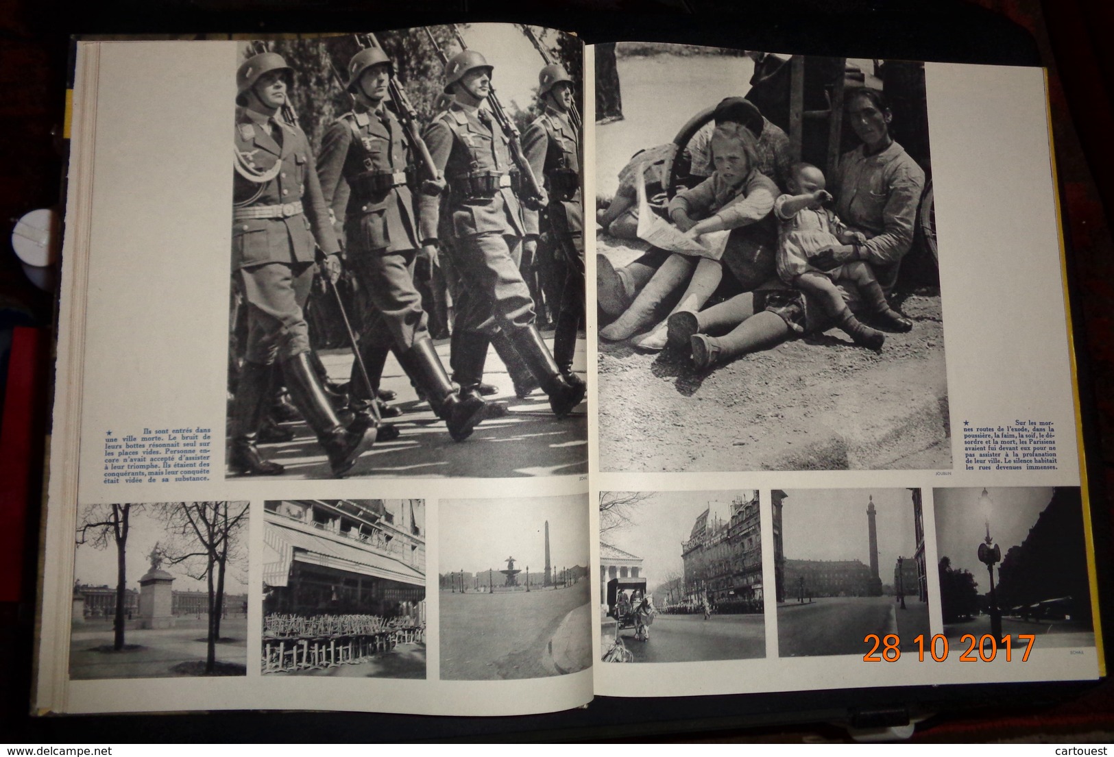 A Paris Sous La Botte Des NAZIS ‎éditions ORIGINALE Raymond Schall 28 Novembre 1944 PRESSES DRAEGER FRERES MONTROUGE - Guerre 1939-45