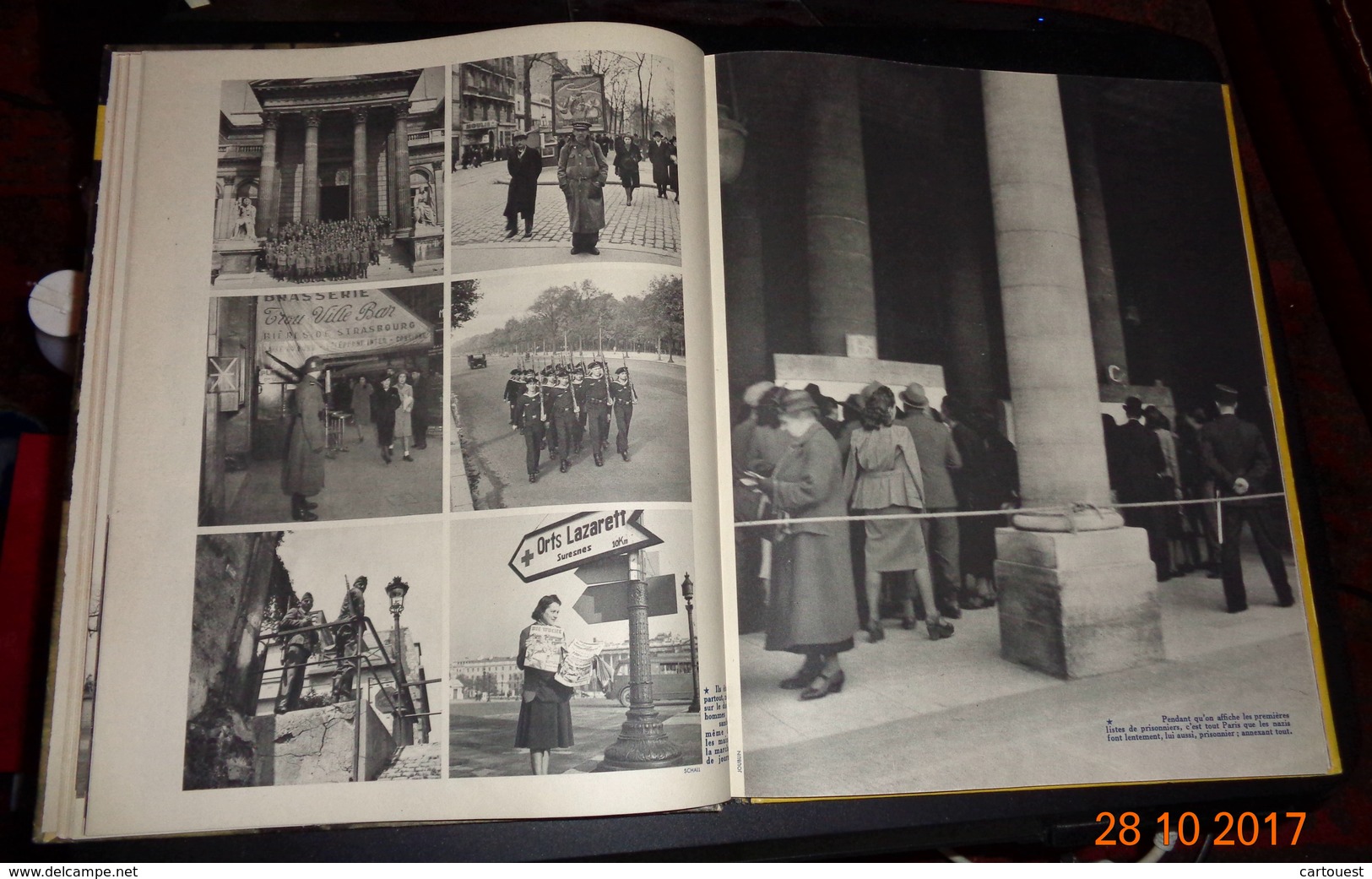 A Paris Sous La Botte Des NAZIS ‎éditions ORIGINALE Raymond Schall 28 Novembre 1944 PRESSES DRAEGER FRERES MONTROUGE - Guerre 1939-45