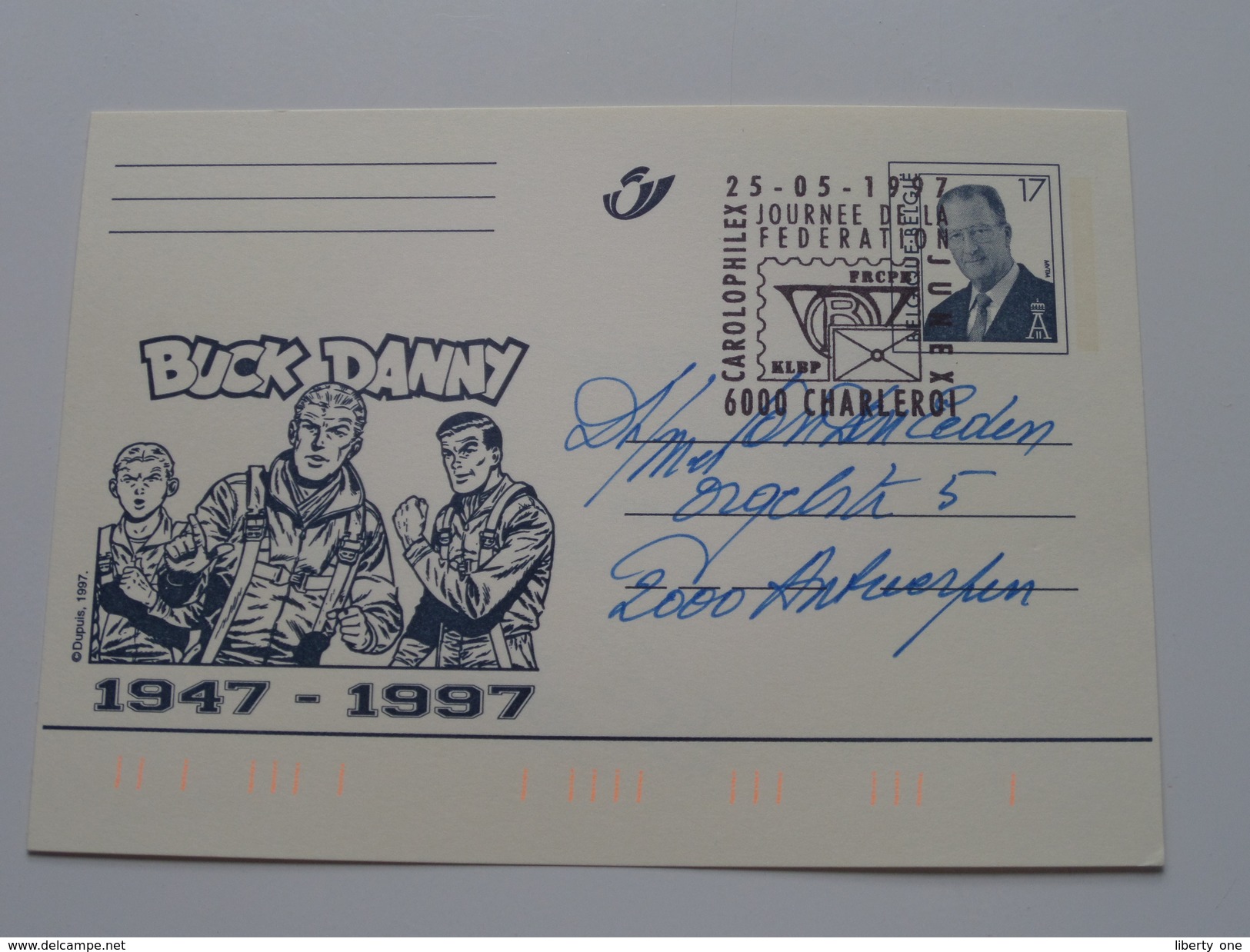 BUCK DANNY 1947-1997 > 1997Charleroi > Antwerpen ( Zie Foto Voor Details ) !! - Poste & Facteurs