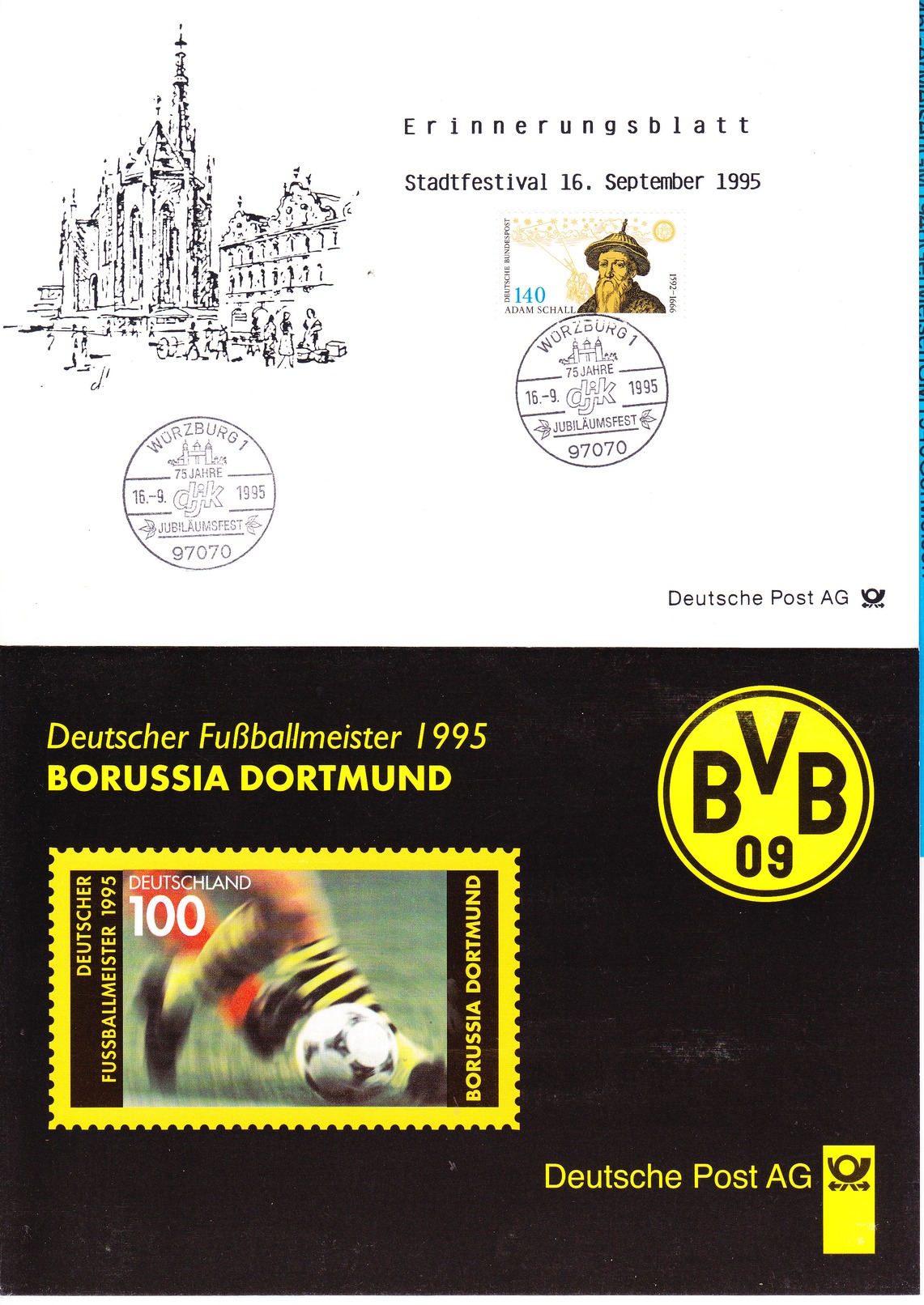 Germany B.R.D. 130 plus Souvenirkaarten & Vouwkaarten alles afgebeeld, start 1 euro