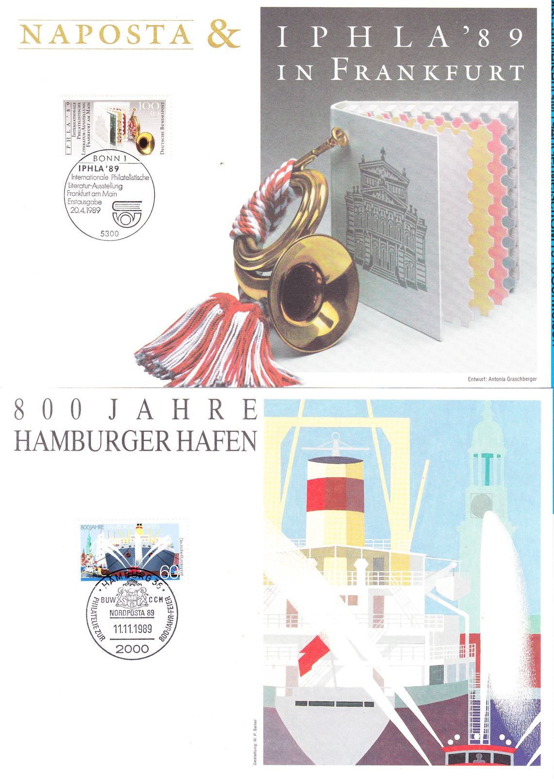 Germany B.R.D. 130 plus Souvenirkaarten & Vouwkaarten alles afgebeeld, start 1 euro