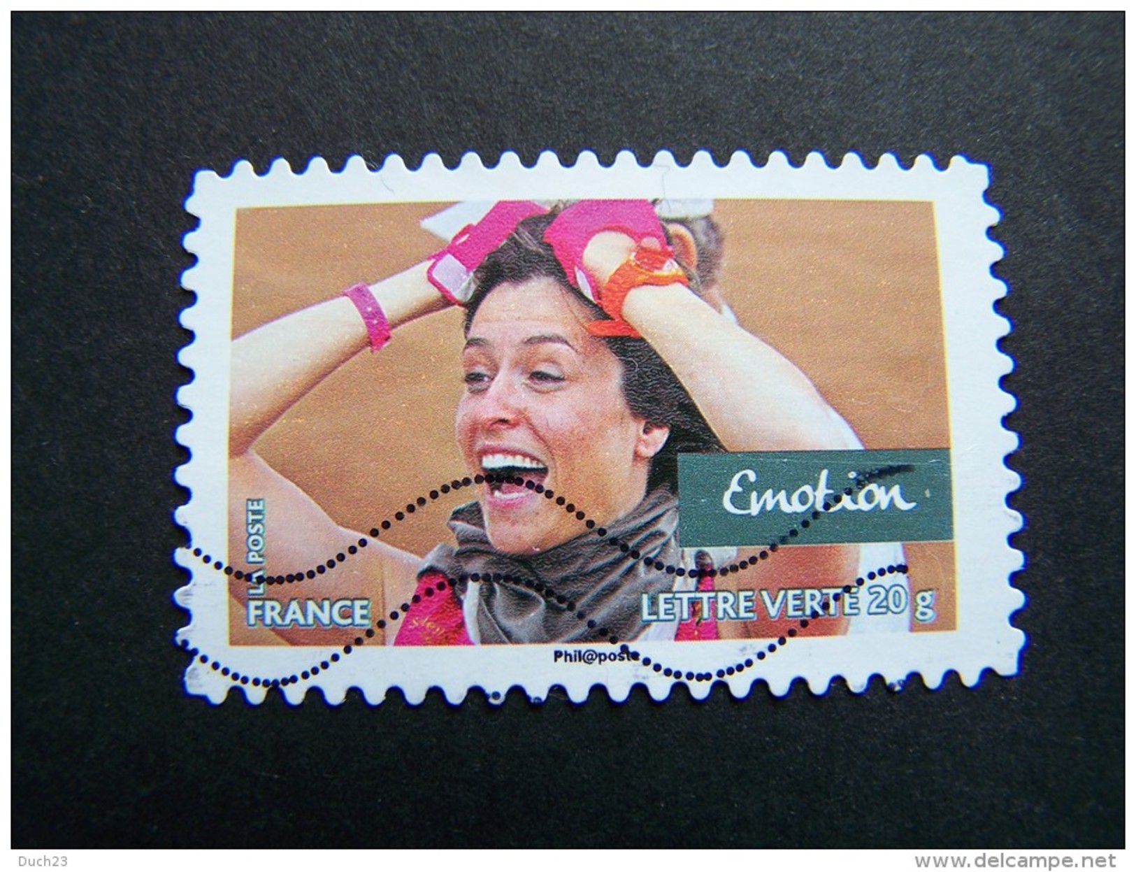 FRANCE OBLITERE 2013 N° 809 EMOTION SERIE CARNET VALEURS DE FEMMES RALLYE AICHA DES GAZELLES MAROC AUTOCOLLANT ADHESIF - Oblitérés