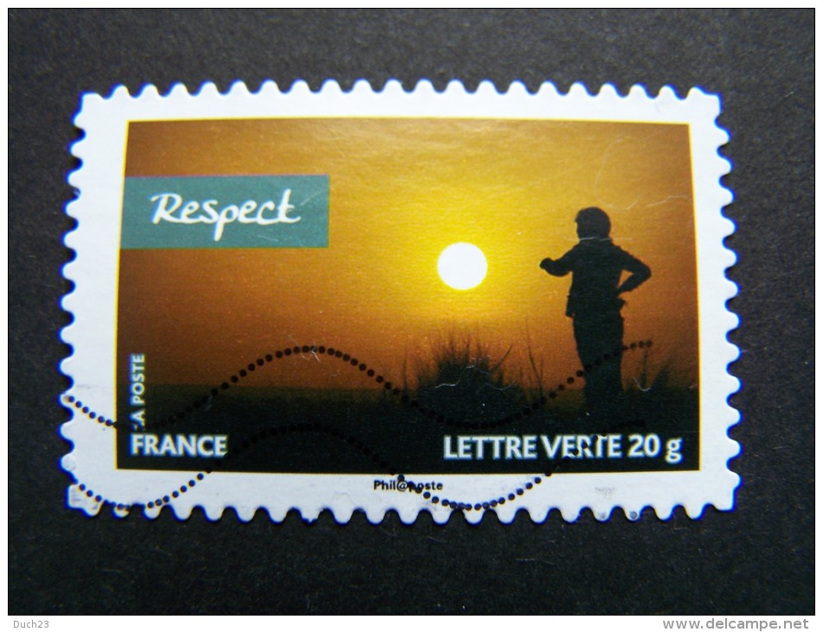 FRANCE OBLITERE 2013 N° 812 RESPECT SERIE CARNET VALEURS DE FEMMES RALLYE AICHA DES GAZELLES MAROC AUTOCOLLANT ADHESIF - Oblitérés