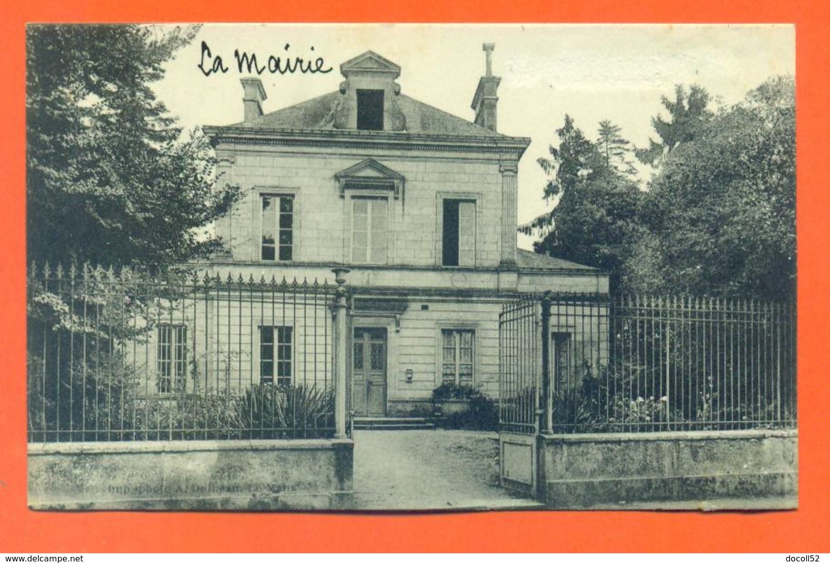 CPA 72 Marolles Les Braults " La Mairie " LJCP 51 - Marolles-les-Braults