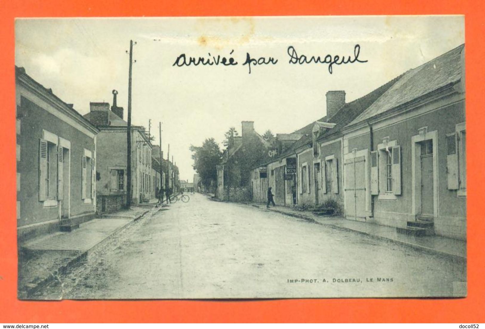 CPA 72 Marolles Les Braults " Arrivée Par Dangeul " LJCP 51 - Marolles-les-Braults