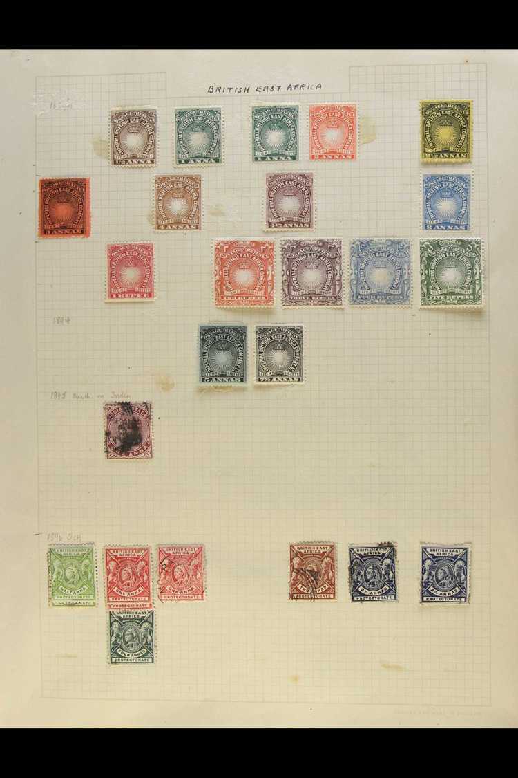 5010 BRITISH AFRICA COLLECTION An Old Time Queen Victoria To King George VI Mint And Used Collection On Album Pages, Inc - Other & Unclassified