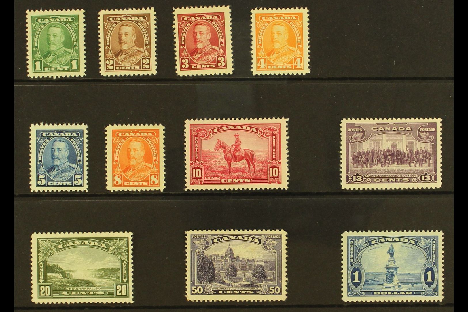 5678 1935 Pictorial Definitive Set, SG 341/51, Fine Mint (11 Stamps) For More Images, Please Visit Http://www.sandafayre - Other & Unclassified