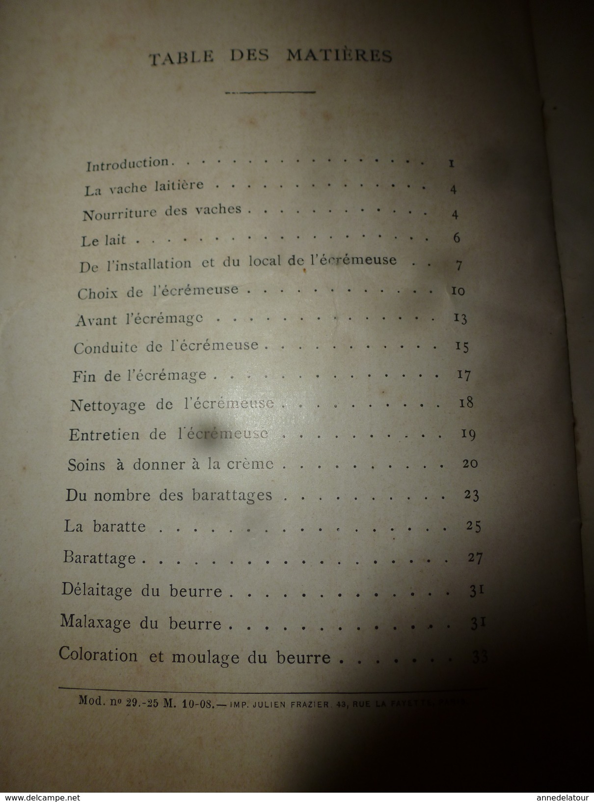 1965  LE BEURRE pour faire du bon beurre (Sté des Ecrémeuses ALFA-LAVAL)