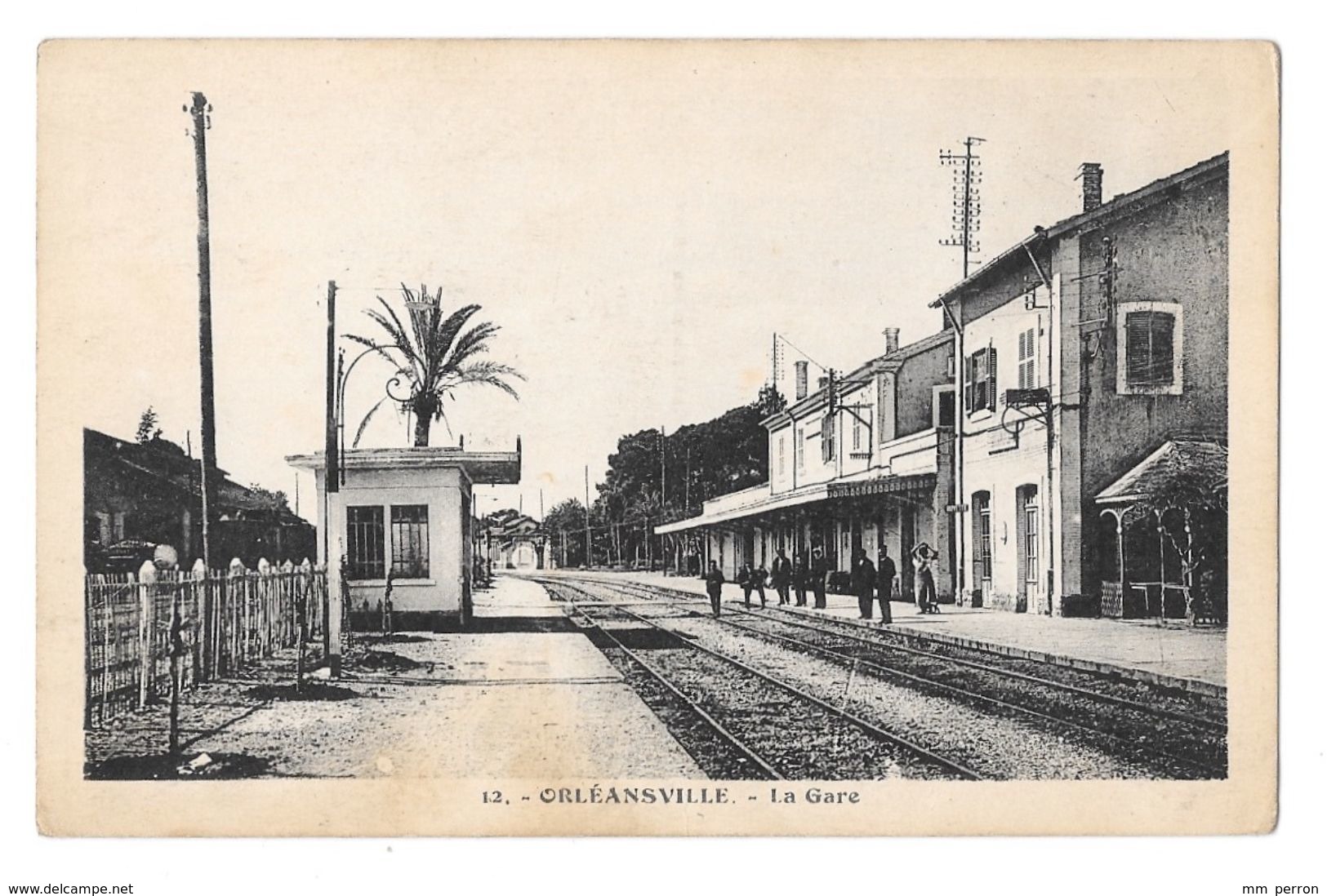 (17270-00) Orléansville - La Gare - Animé - Chlef (Orléansville)