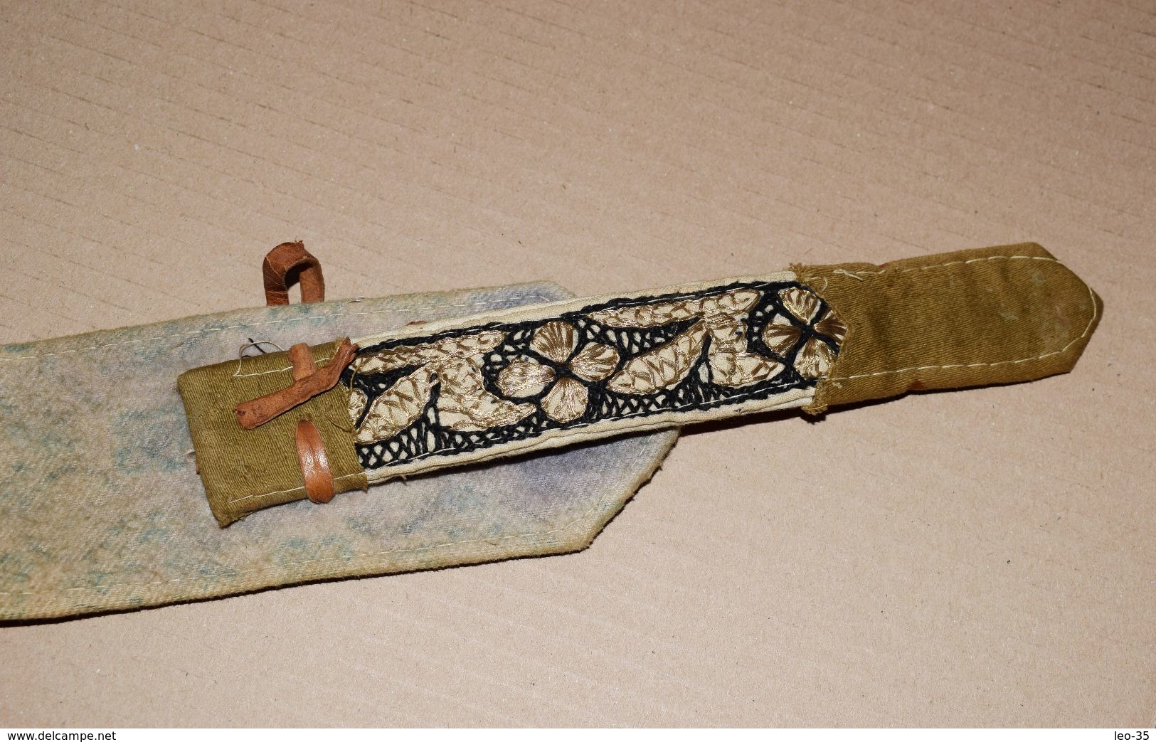 Couteau ancien Jambiya avec ceinture  - Poignard Janbiya du YEMEN