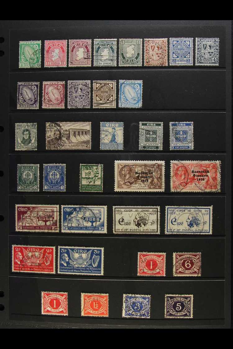 6639 1922-1960 USED COLLECTION Presented On Stock Pages. Includes 1922 Definitive Set Plus 2d Inverted Watermark, 1935 2 - Other & Unclassified