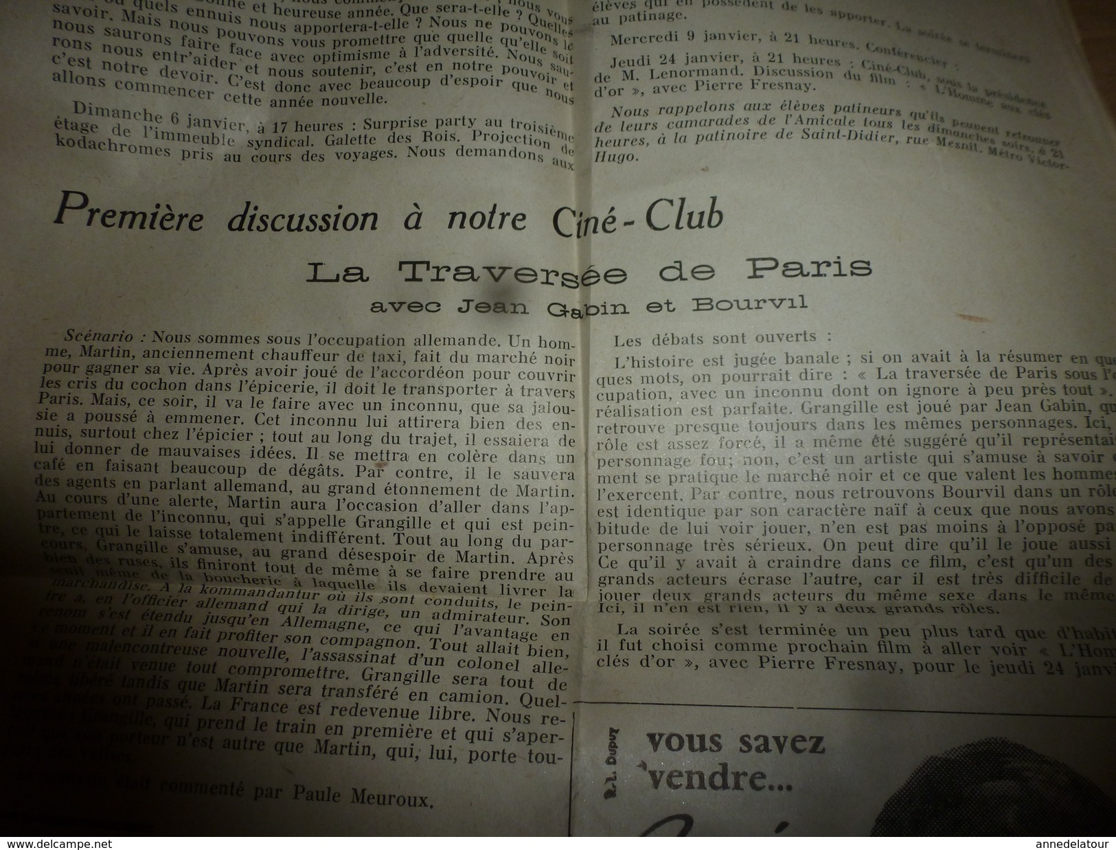 1957  VOYAGE Au PAYS Du GRUYERE Avec L'Amicale De L'Ecole De Saint-Didier - Unclassified