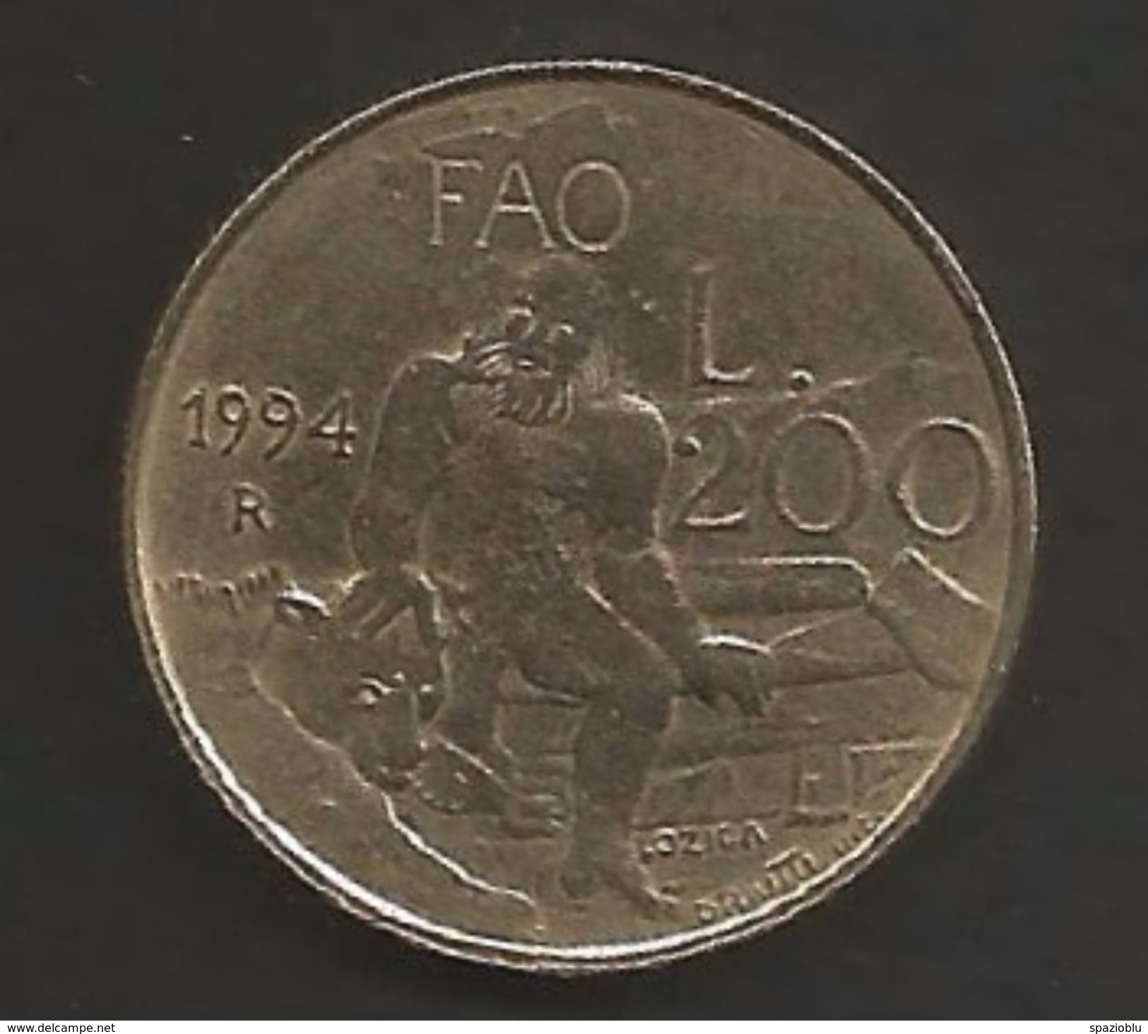 San Marino  1994 - 200 Lire   - FAO. - San Marino