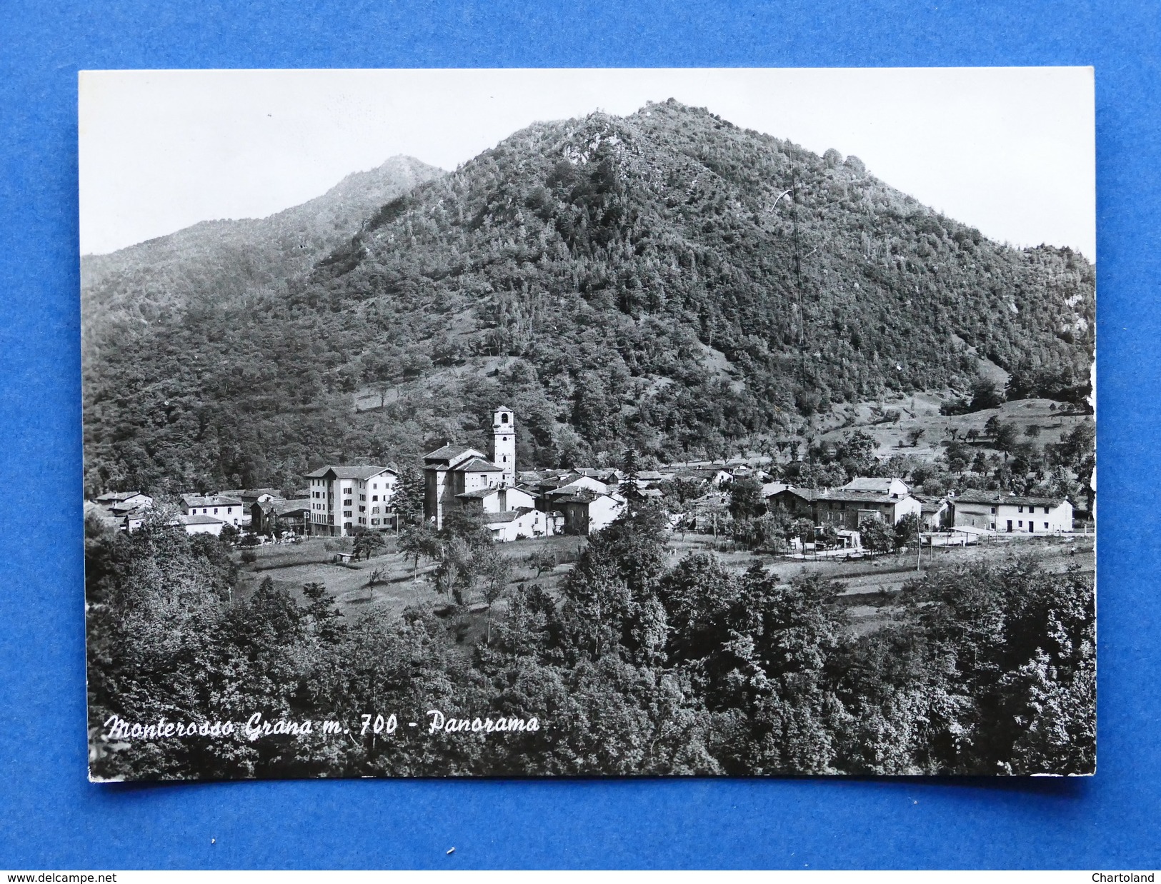 Cartolina Monterosso Grana - Panorama - 1966 - Cuneo