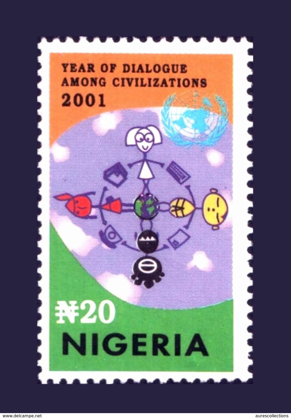 NIGERIA DIALOGUE Among Civilizations Entre Civilisations Civilization Dialogo Entre Civilizaciones Joint Issue 2001 MNH - Emissions Communes