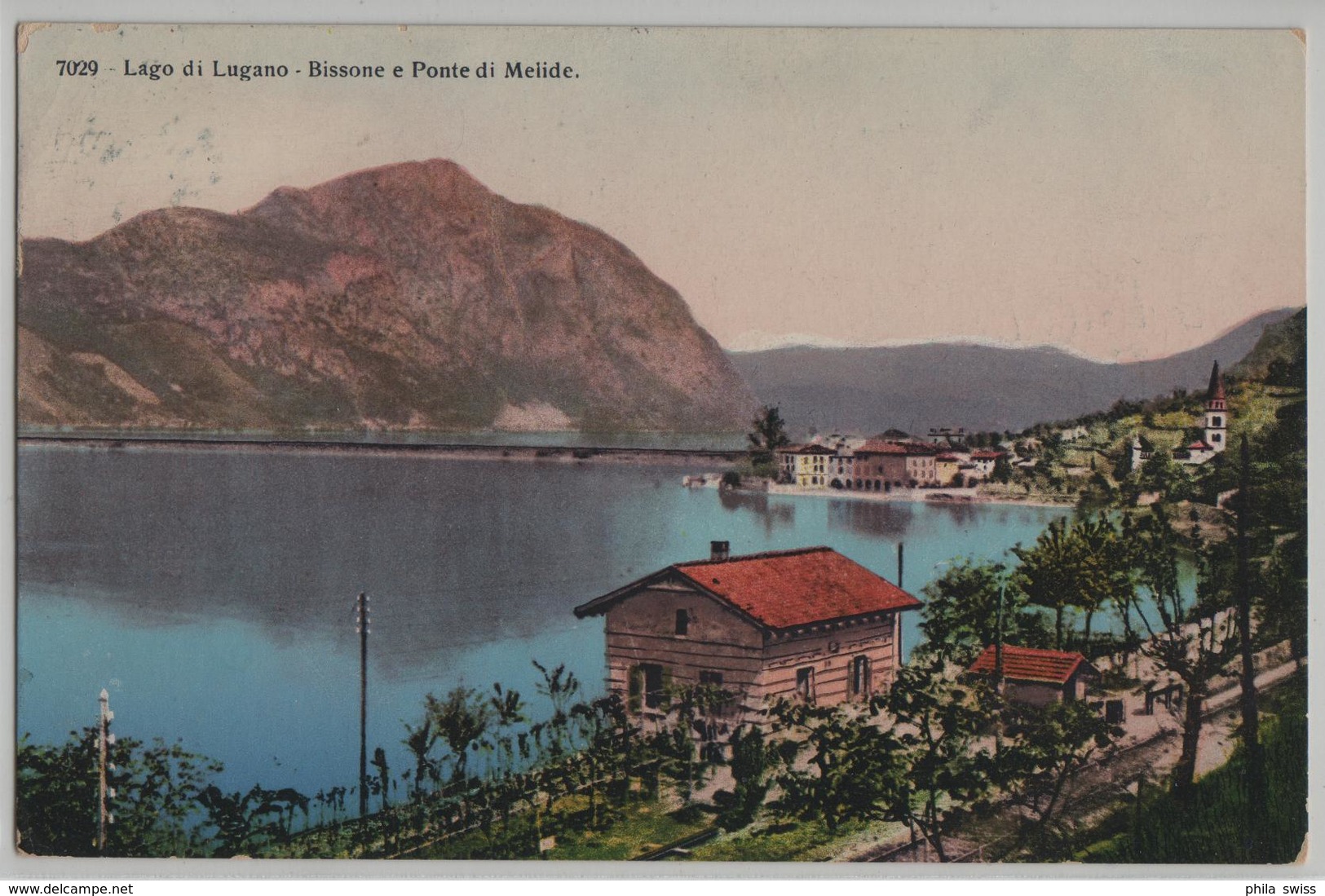Lago Di Lugano - Bissone E Ponte Di Melide - Bissone