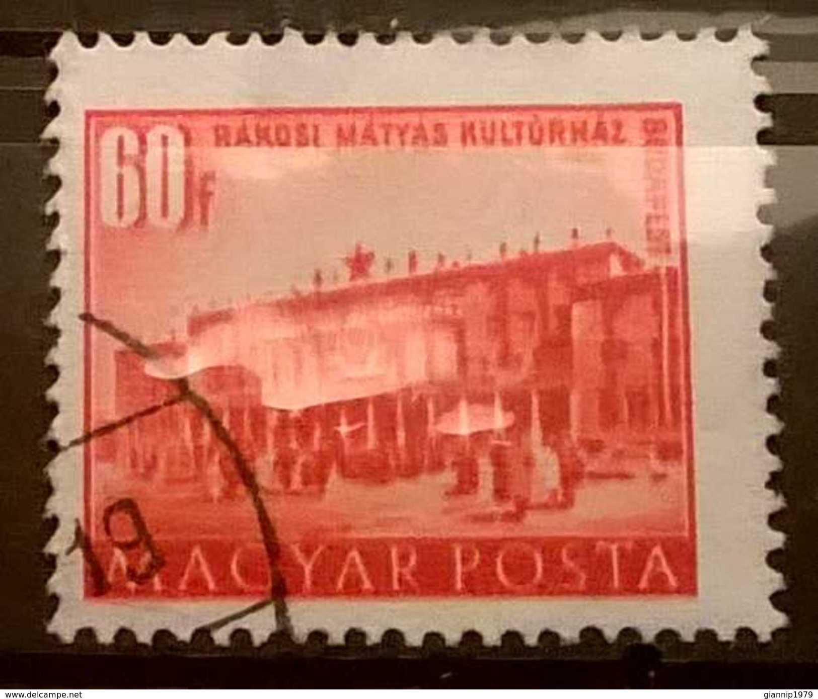 FRANCOBOLLI STAMPS UNGHERIA HUNGARY 1951 SERIE COSTRUZIONI PIANO QUINQUENNALE BUDAPEST  MAGYAR POSTA - Usati