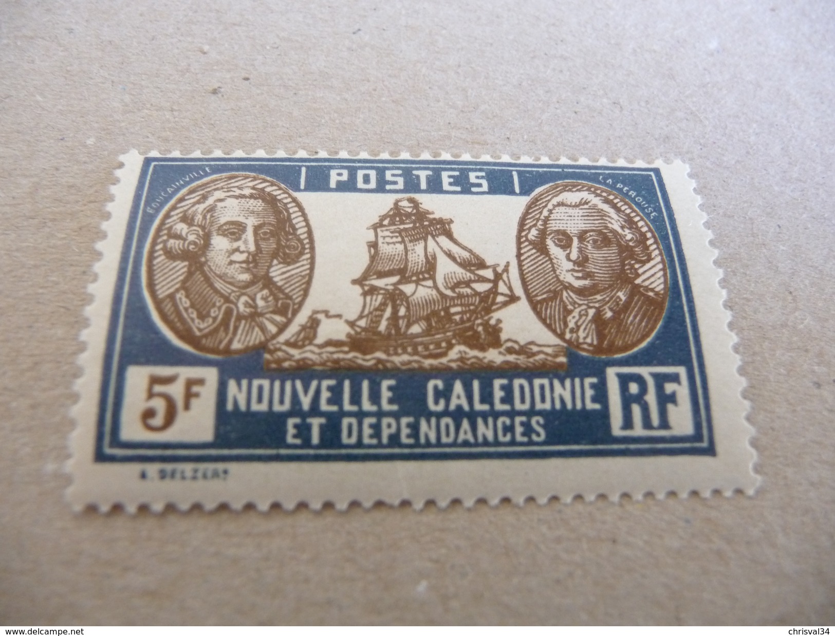 TIMBRE  NOUVELLE-CALEDONIE     N  159   COTE  1,30  EUROS    NEUF  TRACE  CHARNIERE - Neufs