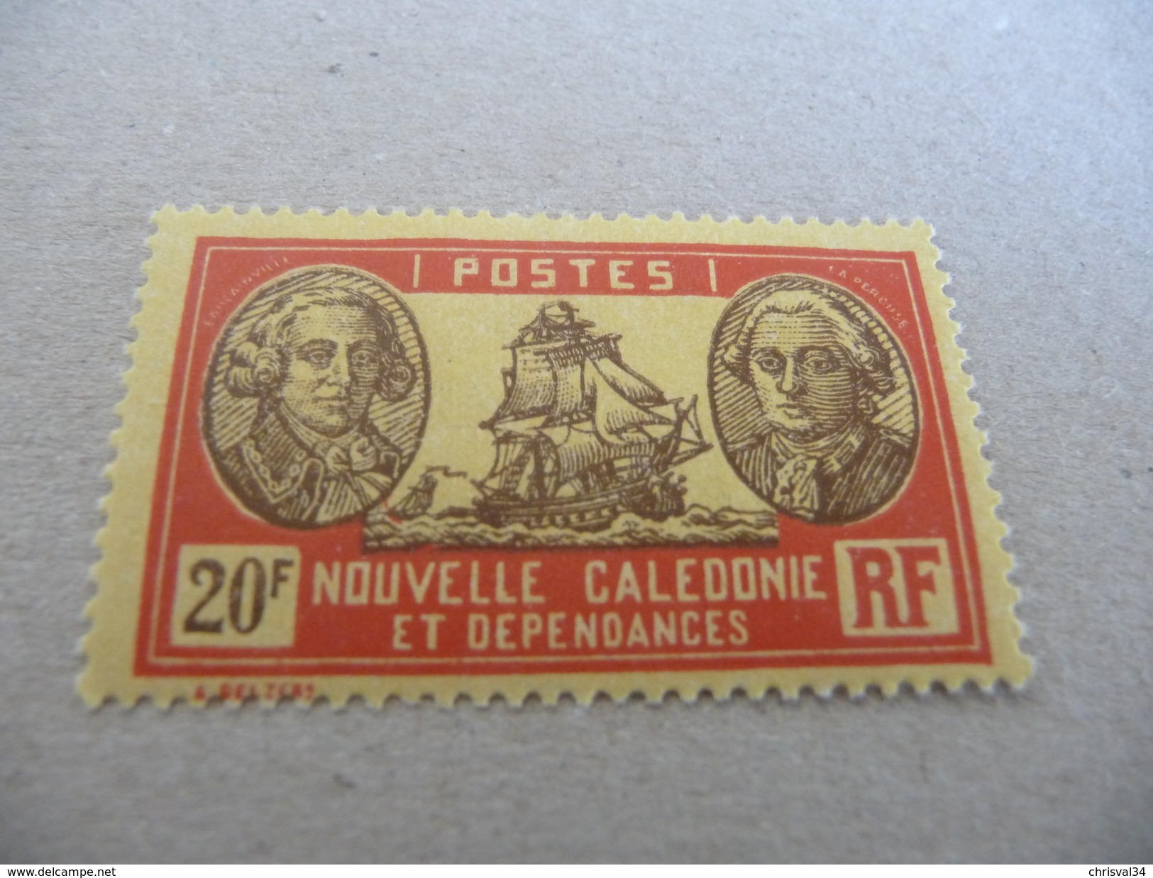 TIMBRE  NOUVELLE-CALEDONIE     N  161   COTE  3,20  EUROS    NEUF  TRACE  CHARNIERE - Ungebraucht