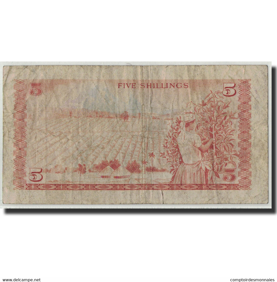 Billet, Kenya, 5 Shillings, 1978, 1978-07-01, KM:15, B - Kenia