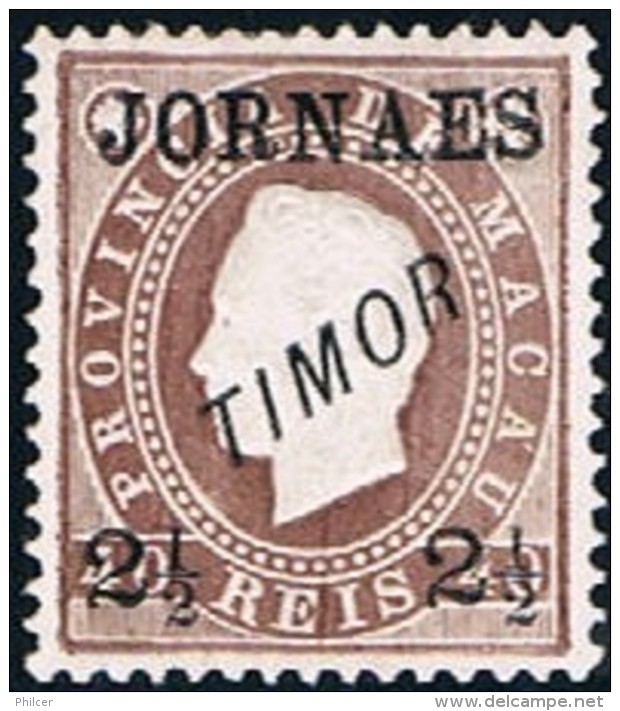 Timor, 1892, # 22 Dent. 12 1/2, MHNG - Timor