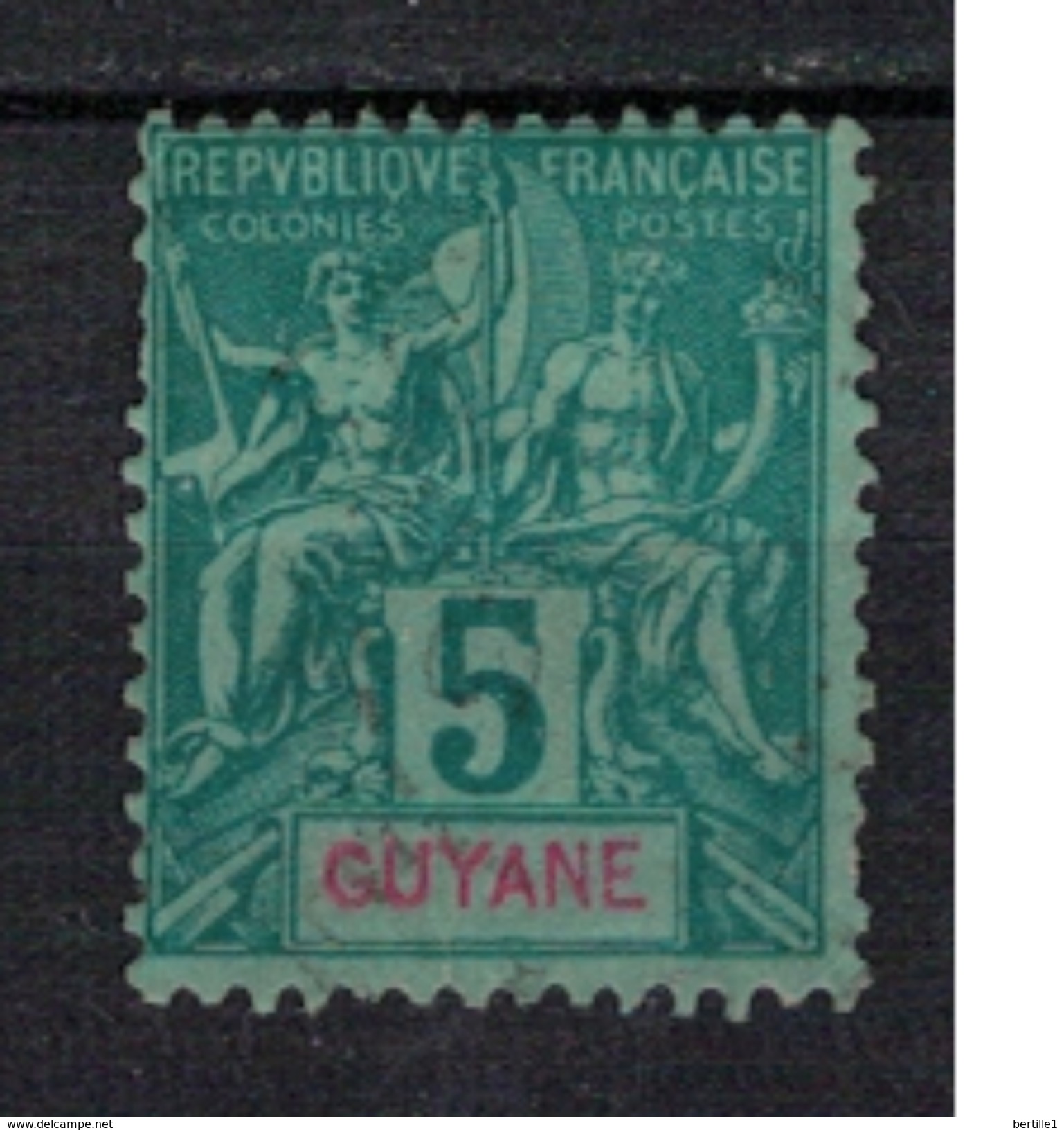 GUYANE               N°  YVERT     33     OBLITERE       ( O   4369  ) - Used Stamps