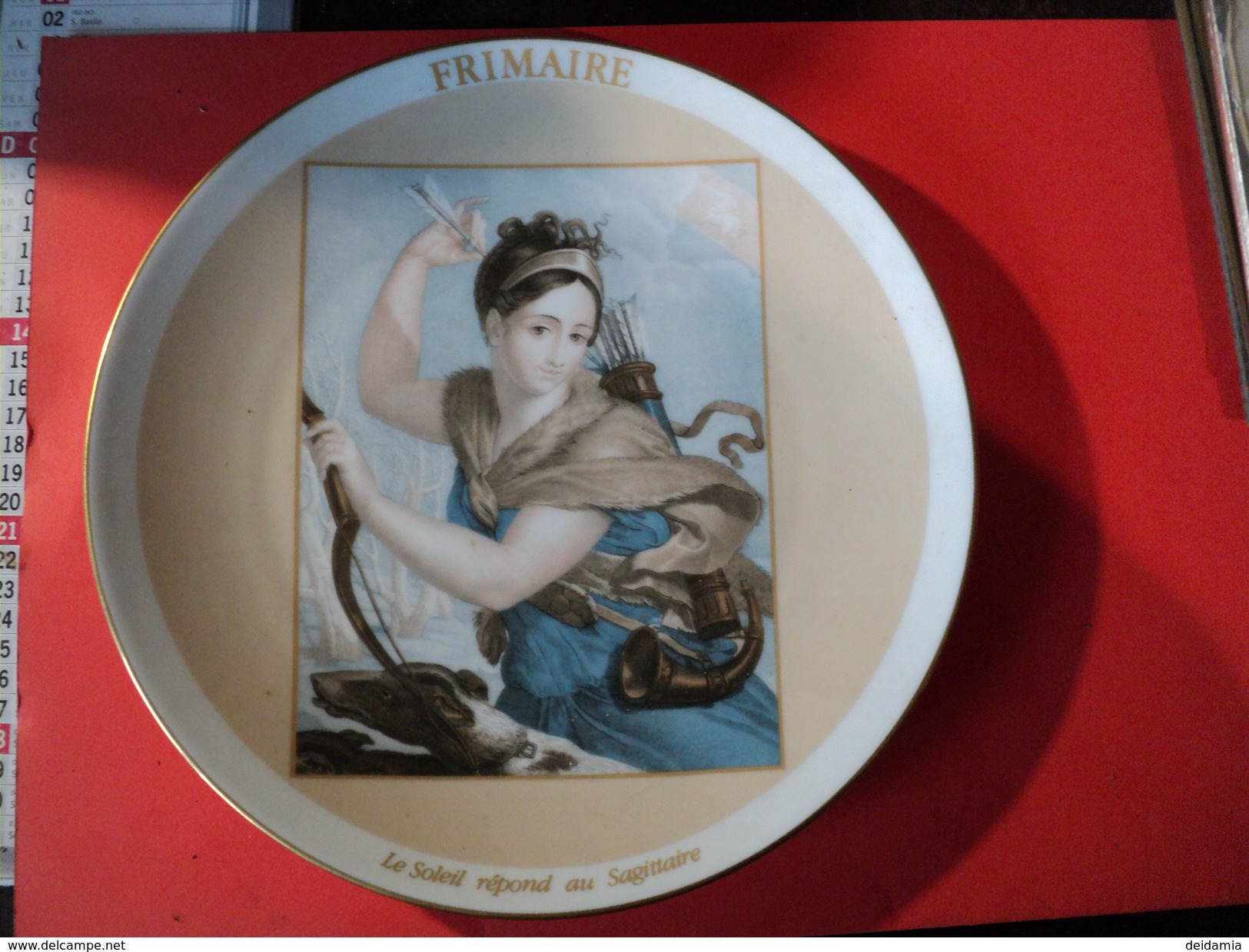 ASSIETTE FRIMAIRE. 1989. HAVILAND. LIMOGES. REDER EDITION DU BICENTENAIRE DE LA - Plates