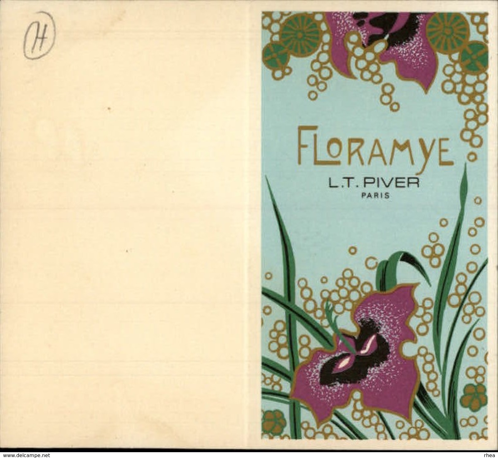 PARFUM - Parfumerie - Floramye De L. T. Piver - Petit Calendrier 1974 - Publicités