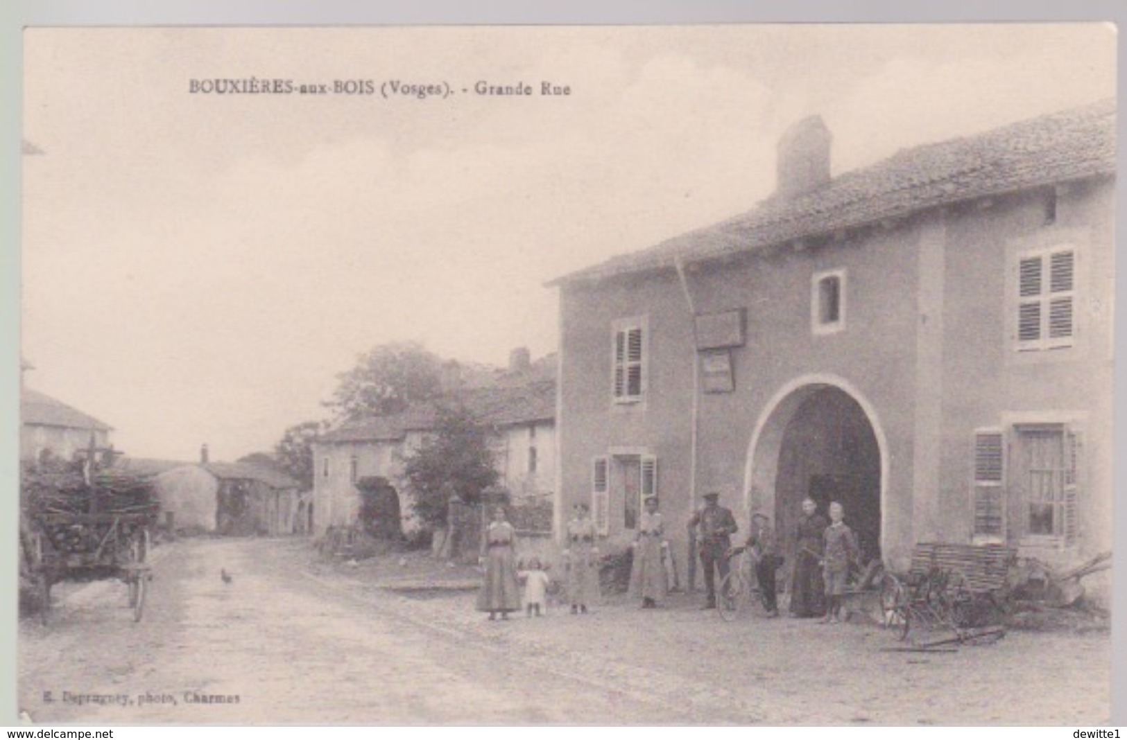 CPA. BOUXIERES Aux BOIS Grande Rue - Autres & Non Classés