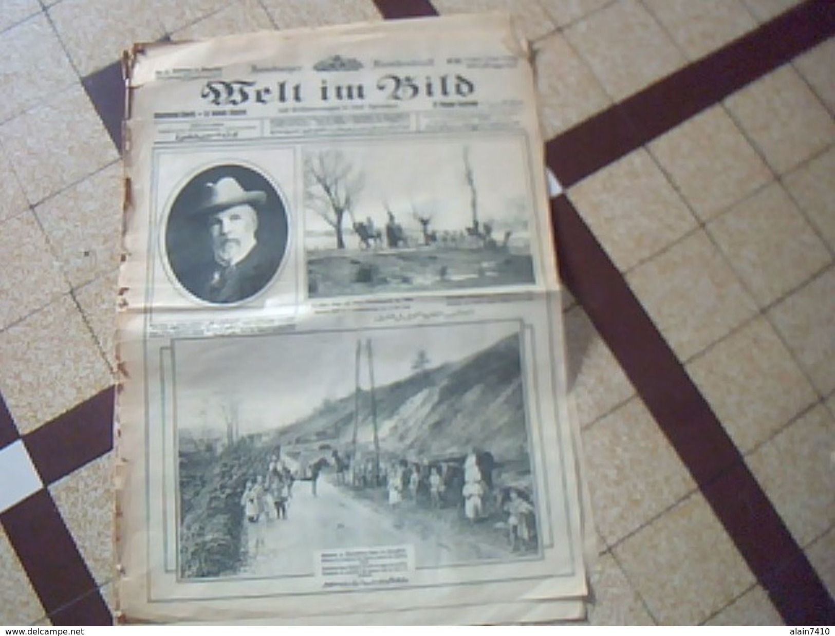 Militaria.1914/1919  Journal De Guerre Allemand WELT IM BILD  24mars  1915ecrit En Plusieurs Langues *** - Allemand
