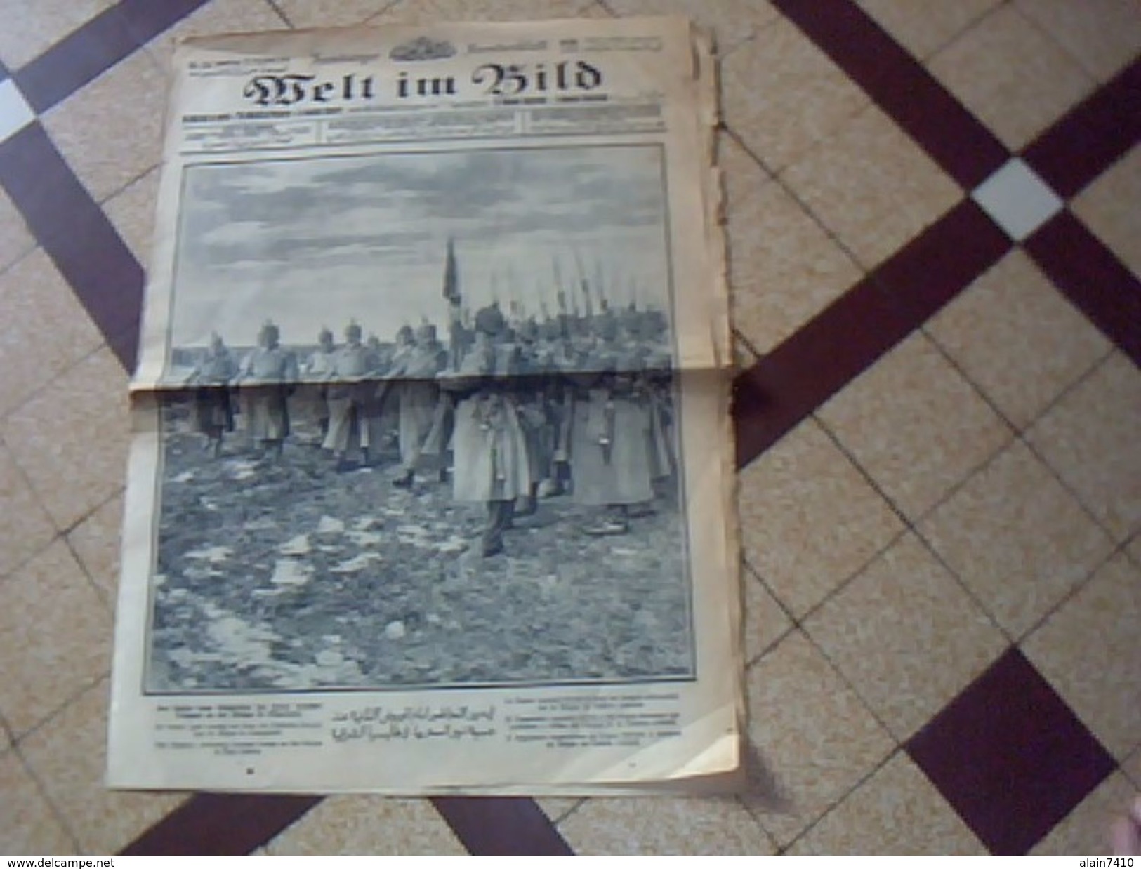 Militaria.1914/1919  Journal De Guerre Allemand WELT IM BILD 29 Decembre I  1915  Ecrit En Plusieurs Langues - Alemán