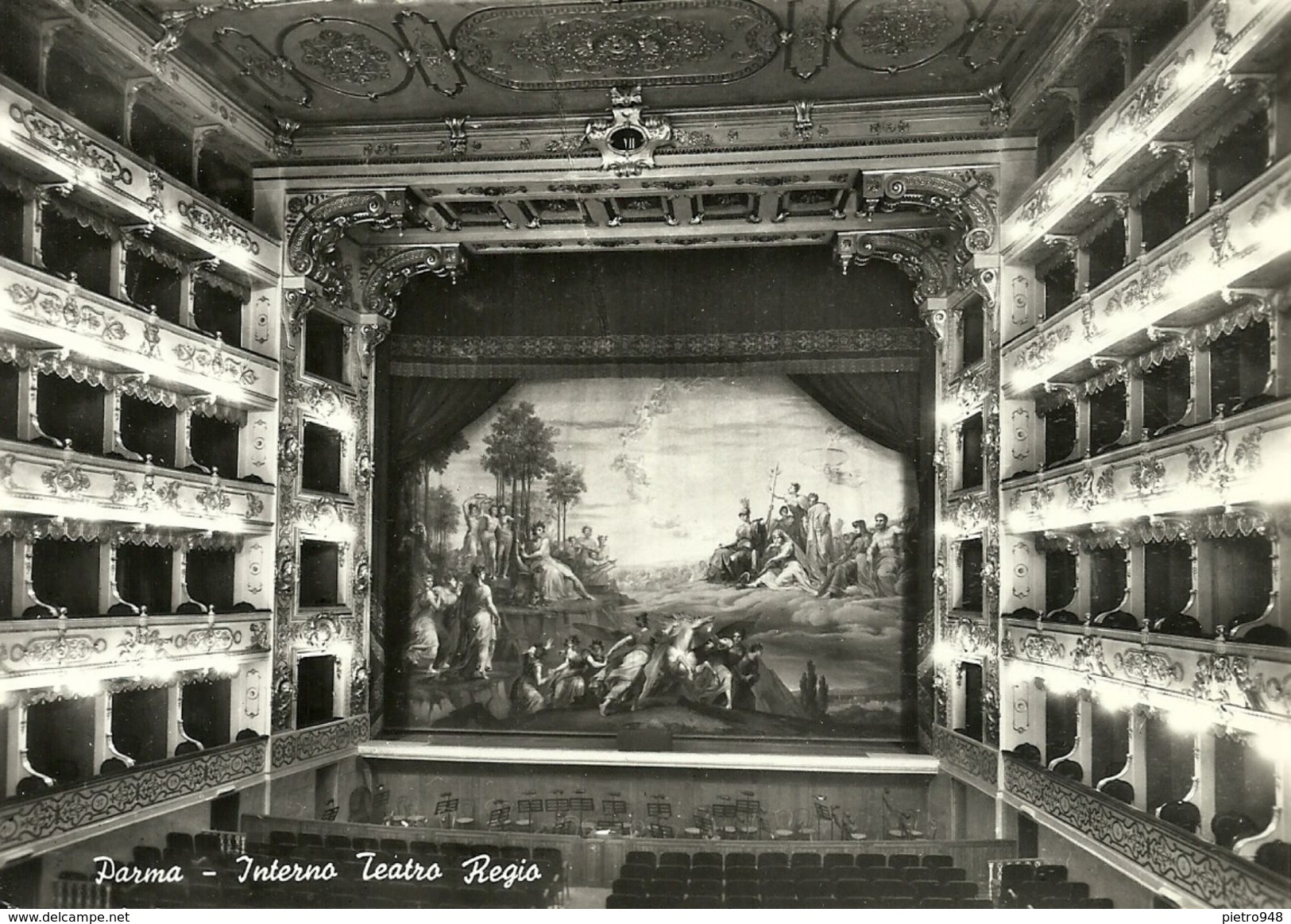 Parma (Emilia Romagna) Teatro Regio Interno, Theatre Regio Interieur, Regio Theatre Inside - Parma