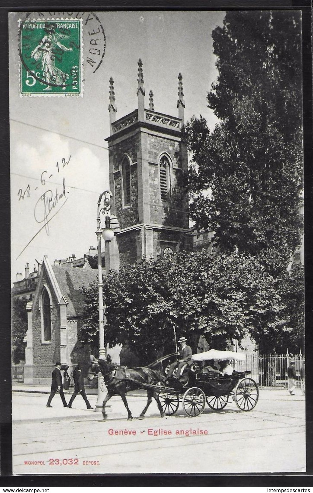 CPA SUISSE - Genève, L'église Anglaise - Genève