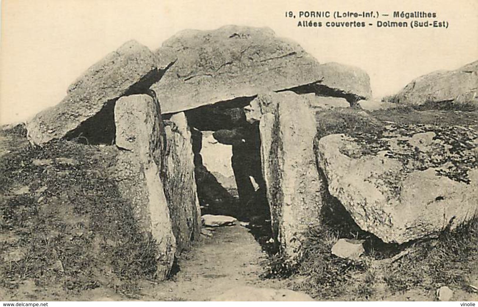 PIE-17-P.T. 8118 :   PORNIC. MEGALITHES - Dolmen & Menhirs