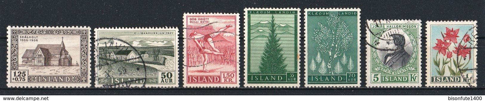 Petite Collection De Timbres ISLANDE Oblitérés Proposé Au 1/10ème De La Cote Yvert & Tellier 2015 (voir Les 29 Photos) - Collections, Lots & Series