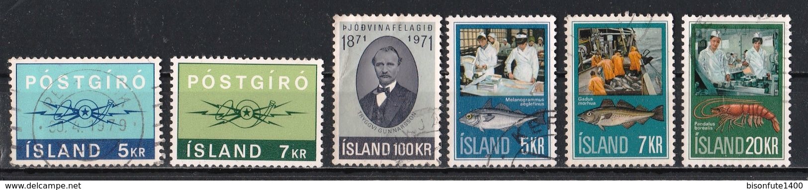 Petite collection de timbres ISLANDE oblitérés proposé au 1/10ème de la Cote Yvert & Tellier 2015 (voir les 29 photos)