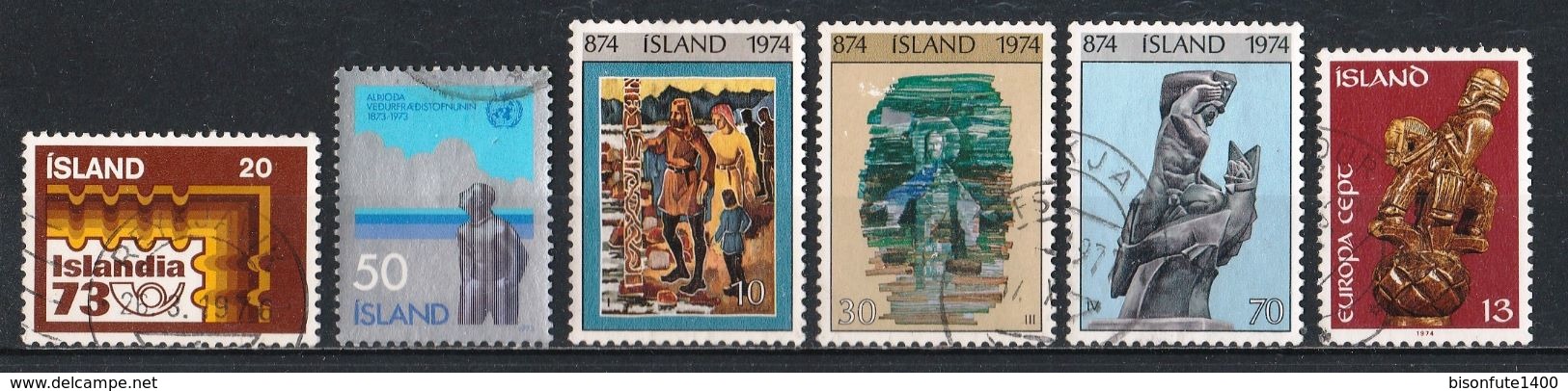 Petite collection de timbres ISLANDE oblitérés proposé au 1/10ème de la Cote Yvert & Tellier 2015 (voir les 29 photos)