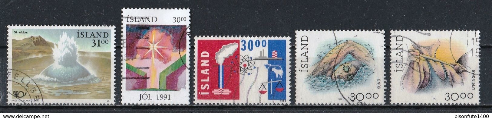 Petite collection de timbres ISLANDE oblitérés proposé au 1/10ème de la Cote Yvert & Tellier 2015 (voir les 29 photos)