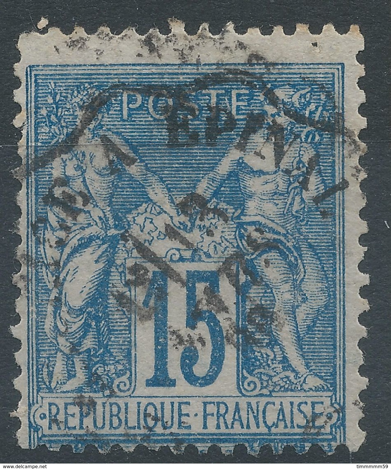 Lot N°38609  N°90, Oblit Cachet à Date Des Ambulants LAGNY/MEUSE à EPINAL - 1876-1898 Sage (Type II)