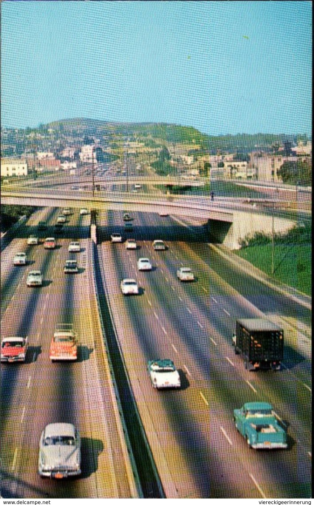 ! Moderne Ansichtskarte Los Angeles, Harbor Freeway, Autobahn, Automobile, Cars, Highway, PKW, Voitures, USA - Los Angeles