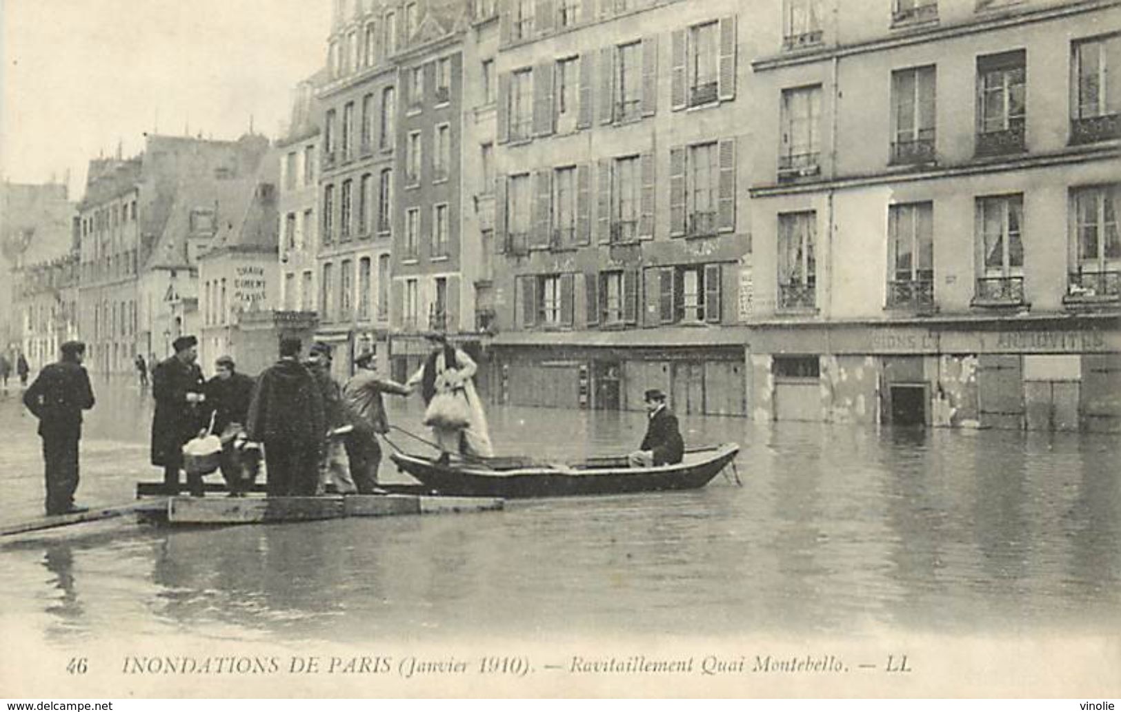 PIE-17-P.T. 8188 :  PARIS. INONDATIONS - Inondations De 1910