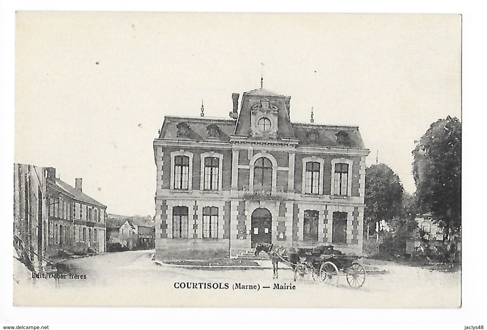 COURTISOLS  (cpa 51)  La Mairie -   - L 1 - Courtisols