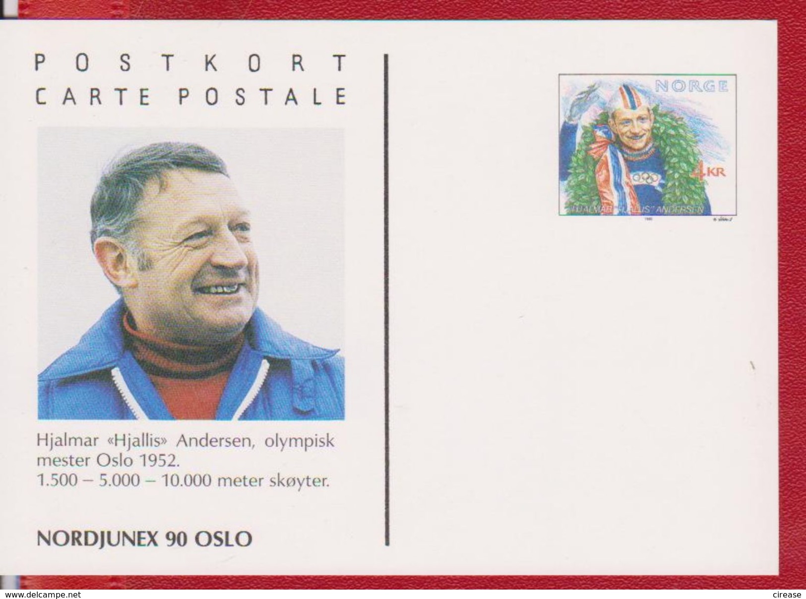 OLYMPIC GAMES 1952 OSLO NORWAY POSTAL STATIONERY - Hiver 1952: Oslo