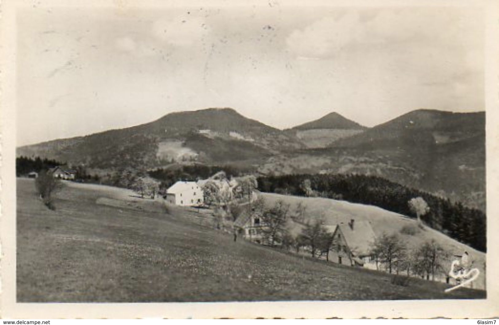 CPSM Dentelée - La BROQUE (67) - FRECONRUPT - Vue Aérienne Du Village En 1952 - La Grande-Ferme - La Broque