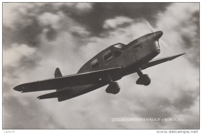 Aviation - Avion Caudron Renault "Simoun" - 1946-....: Era Moderna