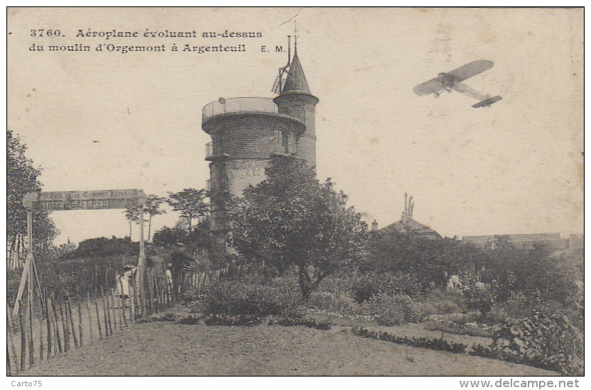 Aviation - Airplane - Moulin D'Orgemont - Moulin à Vent - ....-1914: Precursors