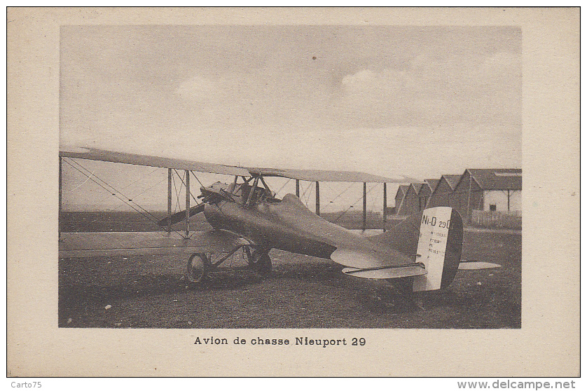 Aviation - Avion De Chasse Nieuport 29 - 1914-1918: 1ère Guerre