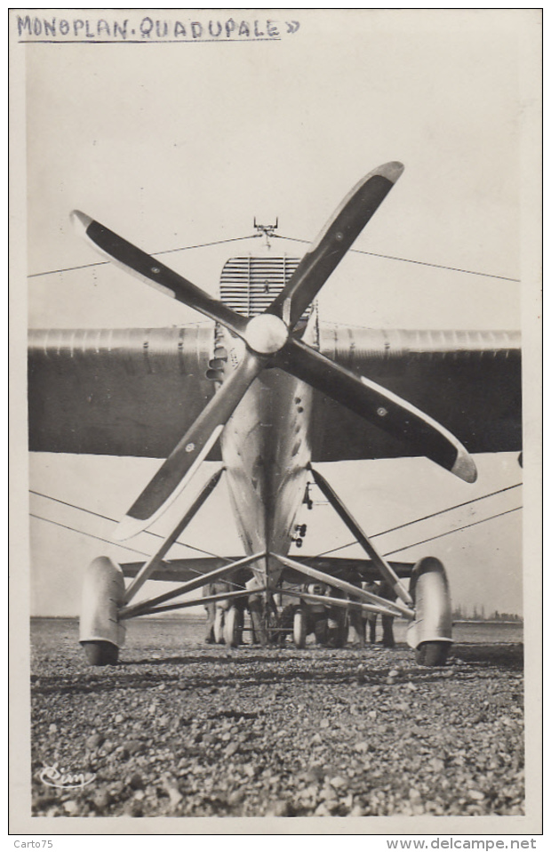 Aviation - Avion Monoplan Quadupale - 1919-1938: Interbellum